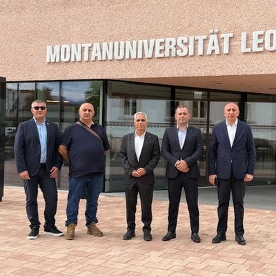 Die Montanuniversität Leoben empfing am 22. und 23. September 2025 eine Delegation aus Georgien Foto: © Privat